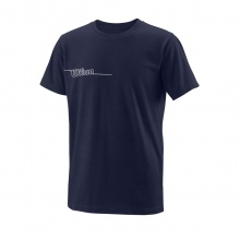 Wilson Tennis T-shirt Team II Tech Crew navy blue Boys